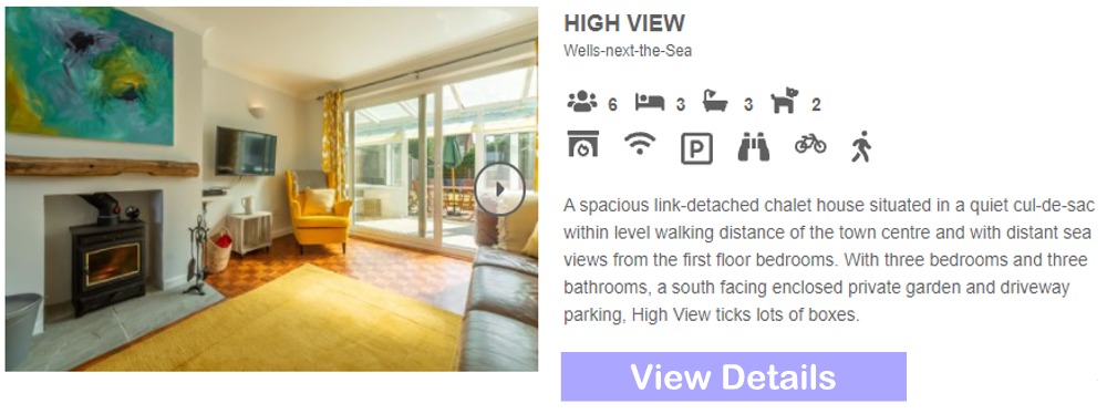 High View Cottage in Wells Next The Sea, Norfolk