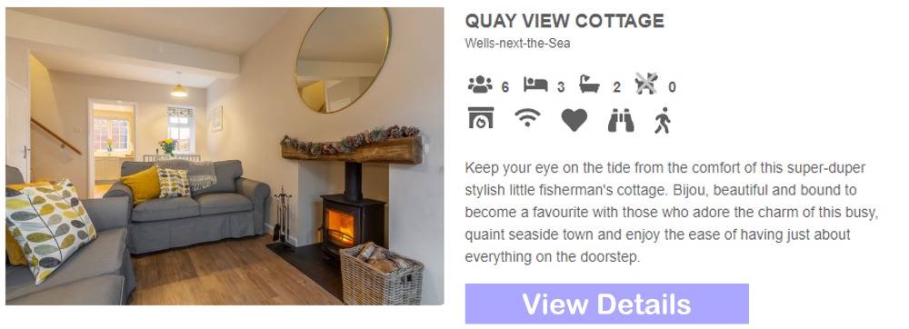 Quay View Cottage in Wells Next The Sea, Norfolk