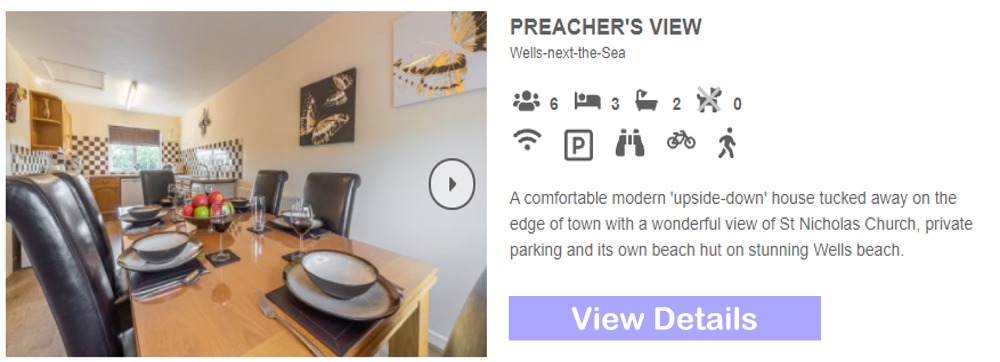 Preachers View Cottage in Wells Next The Sea, Norfolk