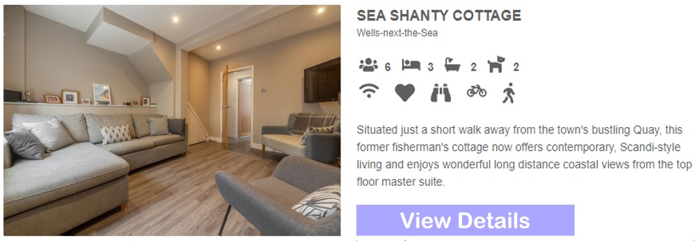Sea Shanty Cottage in Wells Next The Sea, Norfolk