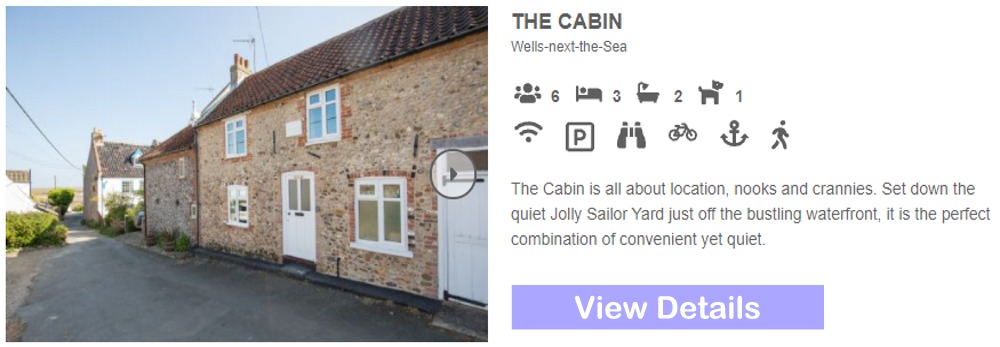 The Cabin Cottage in Wells Next The Sea, Norfolk