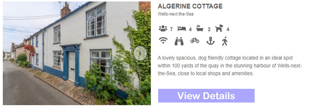 Algerine Cottage in Wells Next The Sea, Norfolk
