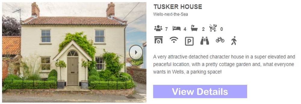 Tusker House in Wells Next The Sea, Norfolk