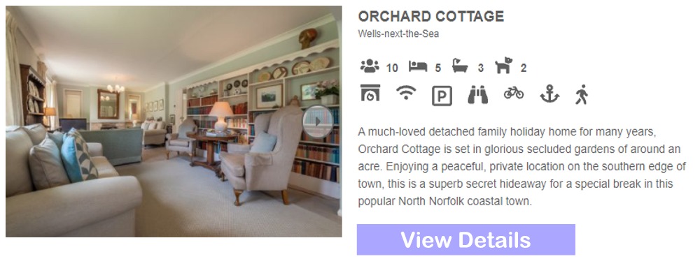 Orchard Cottage in Wells Next The Sea, Norfolk